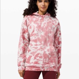 Lululemon All Yours Hoodie | size 8 | rose pink tie dye *like new*